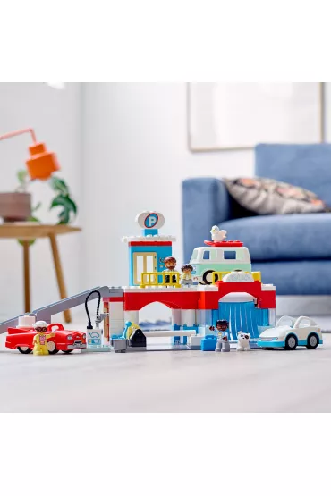 LEGO DUPLO Parking pi�trowy i myjnia samochodowa 10948