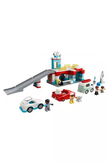 LEGO DUPLO Parking pi�trowy i myjnia samochodowa 10948