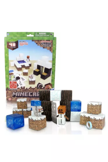 Minecraft Papercraft. Zestaw �nie�ny �wiat Tm Toys