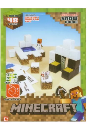 Minecraft Papercraft. Zestaw �nie�ny �wiat Tm Toys