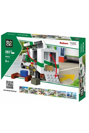 Klocki BLOCKI Raben Long Truck 267 elem.