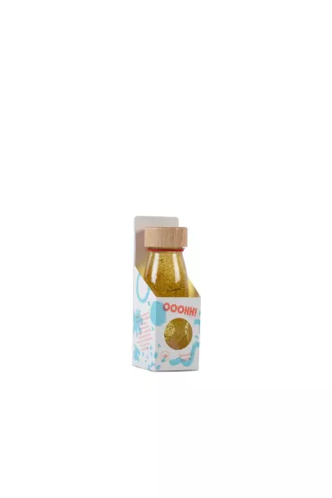 Petit Boum Butelka sensoryczna Float z�ota