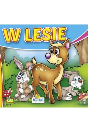 W lesie - Sarenka i zaj�ce. Ksi��eczka harmonijka
