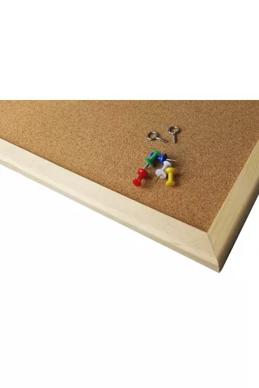 Memoboards Tablica korkowa 70x50cm w ramie drewnianej