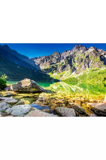 Puzzle 1500 el. Sunrise at Morskie Oko, Tatras, Poland Castorland