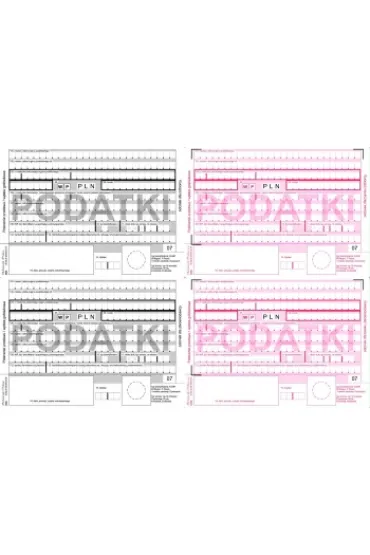 Polecenie przelewu 4odcinkowe podatki 131-2 A4