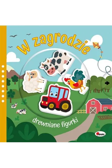 W zagrodzie. Drewniane figurki - Natalia Kawa�ko-Dzikowska