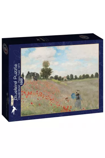 Puzzle 1000 el. Claude Monet, Pole mak�w Bluebird Puzzle