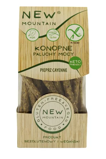 New Moutain Paluchy mocy konopne z pieprzem cayenne bezglutenowe 200 g