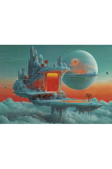 Puzzle 500 el. Planeta ognia i lodu Educa