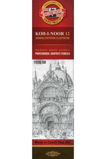 Koh-I-Noor O��wek grafitowy 1500/8B 12 szt.
