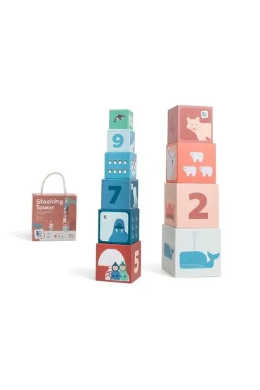 Piramida edukacyjna Zwierz�ta Arktyki Bs Toys
