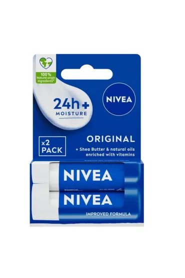 Nivea Balsam do ust Original Care Lip Balm 2 szt.