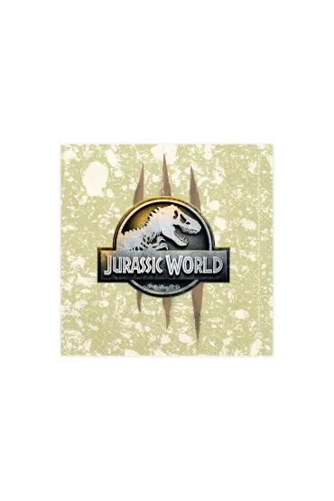 PartyDeco Serwetki Jurassic World 33x33cm 20 szt
