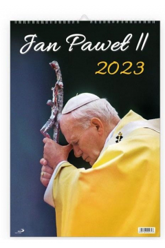 Kalendarz 2023 cienny - Jan Pawe II
