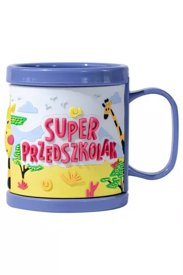 Be-Happy Gifts Kubek dla dziecka 3D Super przedszkolak