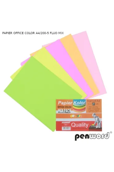Penword Papier kolorowy A4 5x40 arkuszy