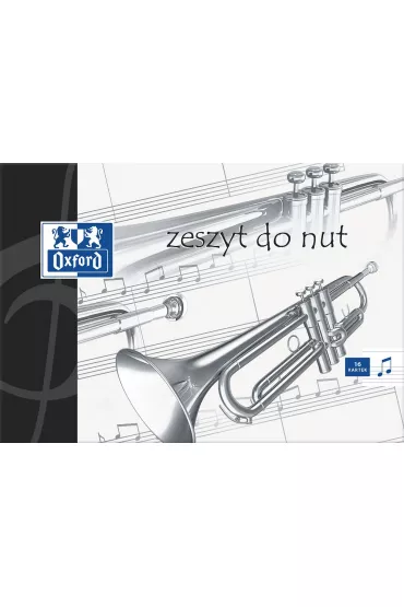 Oxford Zeszyt do nut A5 pi�ciolinia 16 kartek