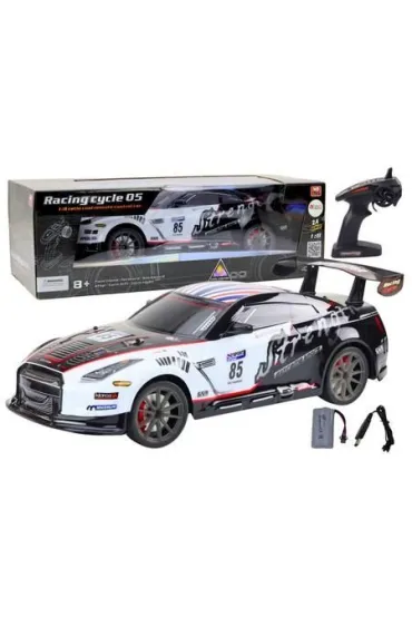 Auto sportowe RC ze �wiat�em i d�wi�kiem 1:8 LeanToys
