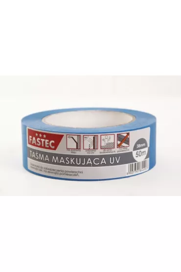 Pakart Ta�ma maskuj�ca profesjonalna niebieska Fastec 38mm x 50mb