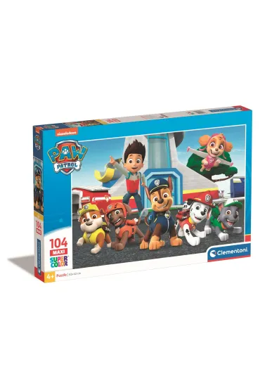 Puzzle 104 el. Maxi SuperColor. Psi Patrol Clementoni
