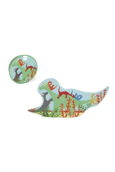 Puzzle konturowe 30 el. Dinozaury Scratch