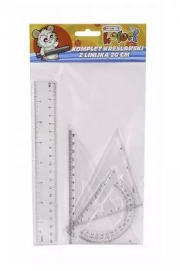 Penmate Komplet kre�larski z linijk� 20cm