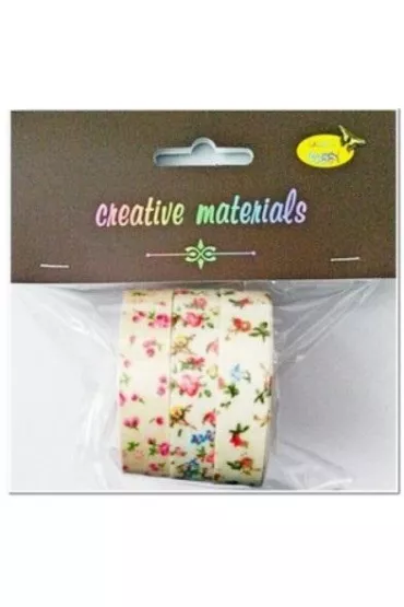 Galeria Hobby Ta�my materia�owe kwiaty 3 x 4m