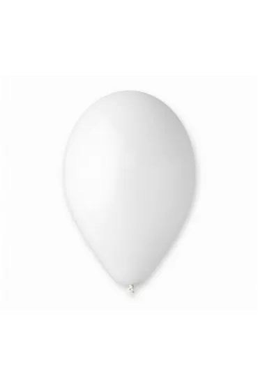 Gemar Balony pastelowe bia�e 25cm