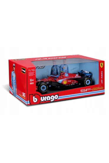 Bburago Model 1:18 Ferrari formu�a SF24 GP Miami 2024 Carlos Sainz