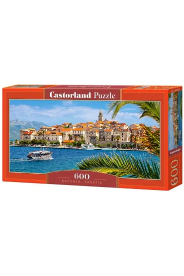 Puzzle 600 el. Korcula, Croatia Castorland