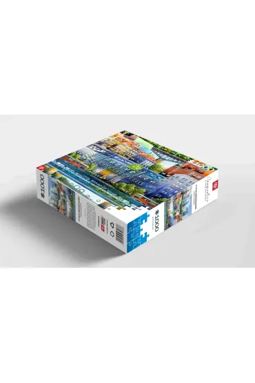 Puzzle 1000 el. Imagination: Tytus Brzozowski Warsaw Bridges / Warszawskie mosty Good Loot