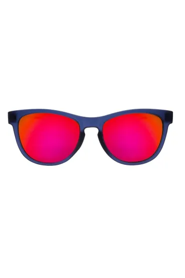 Chicco Okulary niebieskie lustrzane soczewki + etui 24m+
