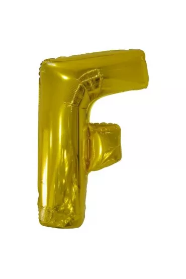 Amscan Balon foliowy litera F z�ota 54,5x86cm