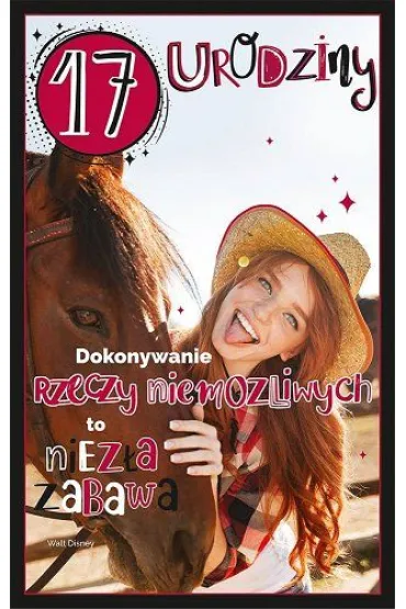 AbCard Kartka okoliczno�ciowa Urodziny 17 U103