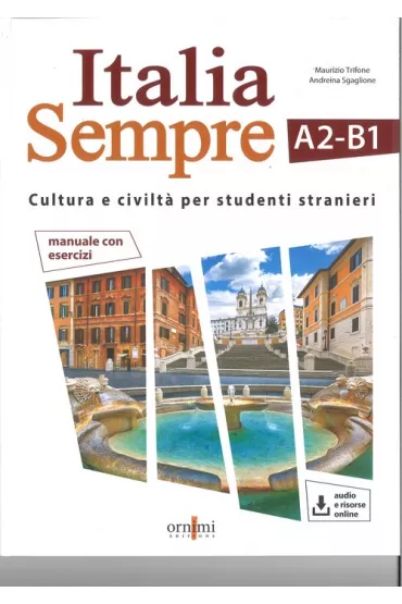Italia sempre A2-B1 Cultura a civilta podr�cznik + �wiczenia + audio online - Trifone Maurizio, Andreina Sgaglione