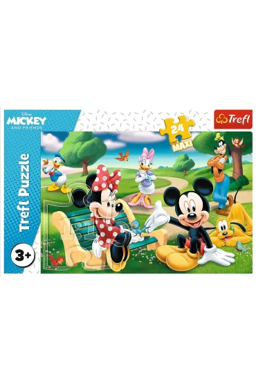 Puzzle 24 elementy Maxi Myszka Miki TREFL 14344 TREF