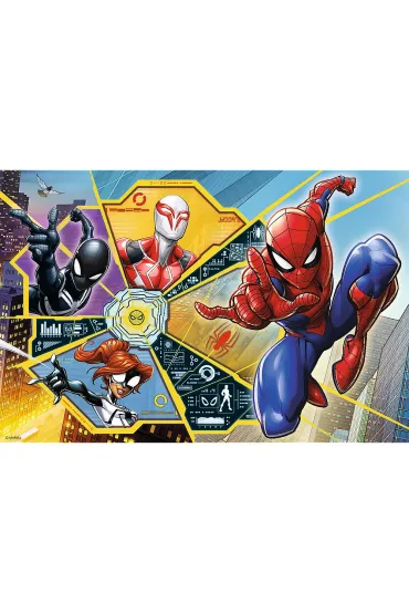 Puzzle 60 el. Marvel Spiderman. W sieci Trefl