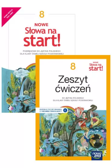 Pakiet Nowe S�owa na start! Klasa 8. Podr�cznik i zeszyt �wicze� dla szko�y podstawowej