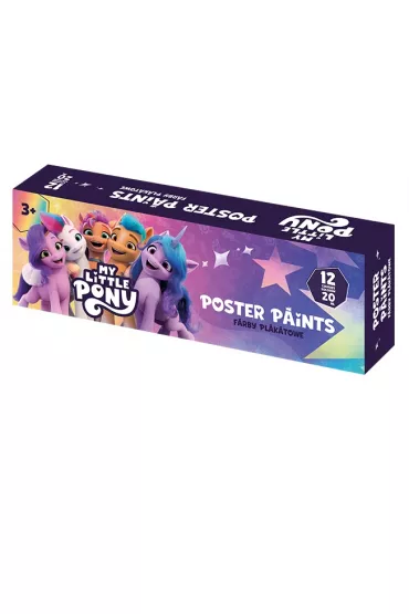 Astra Farby plakatowe My Little Pony 12 kolor�w po 20 ml 12 x 20 ml