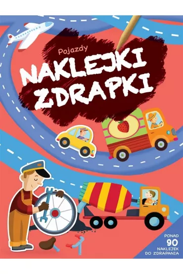 Naklejki zdrapki. Pojazdy