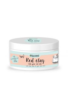 Nacomi Red Clay czerwona glinka rozjaniajca 100 g