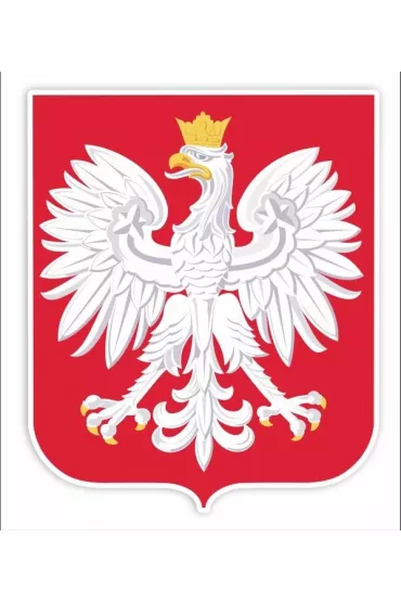 LearnHow Dekoracje okienne dwustronne - God�o Polski A3