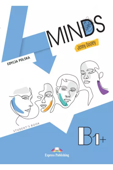 4 Minds B1+. Podr�cznik papierowy + DigiBook (kod) - Jenny Dooley
