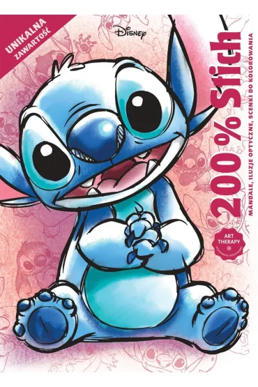 200% Stitch. Mandale, iluzje optyczne, scenki do kolorowania. Disney - Capucine Sivignon