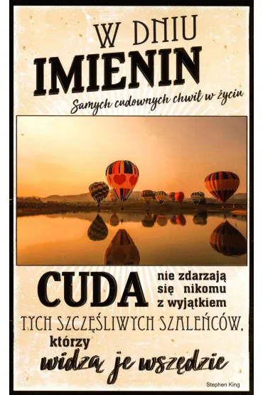 AbCard Kartka okoliczno�ciowa Imieniny IM08