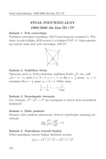 XXV lat konkursu matematycznego im. Stefana Banacha - Tomasz Mas�owski, Janina Zelek, Marai Binkowska