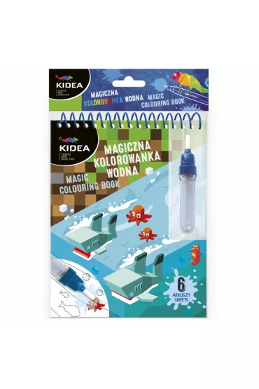 Kidea Wielorazowa kolorowanka wodna Game