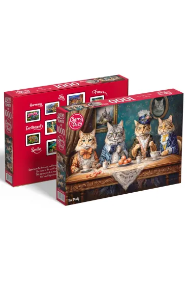 Puzzle 1000 el. Tea Party CherryPazzi