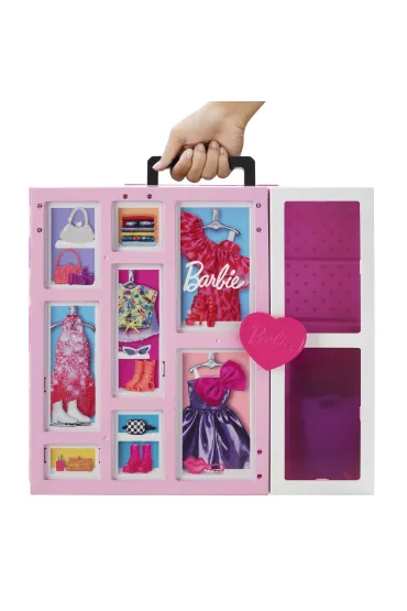 BRB Garderoba Barbie Zestaw + Lalka HGX57 Mattel